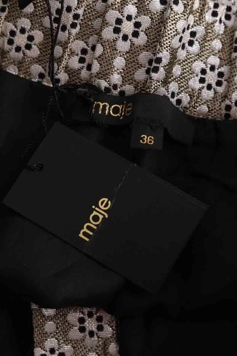 Mini short Maje Argent en Synthétique
