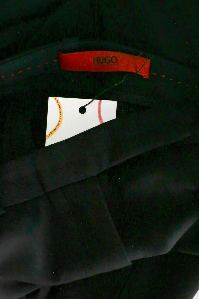 Pantalon droit Hugo Boss Marine en Synthétique