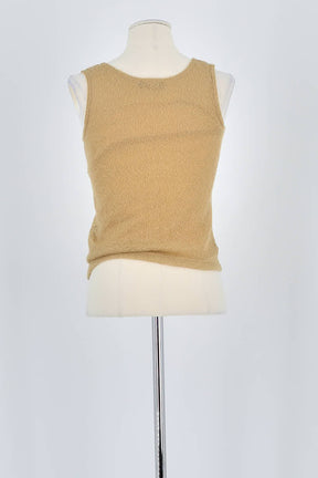 Top sans manche Plein Sud  Beige