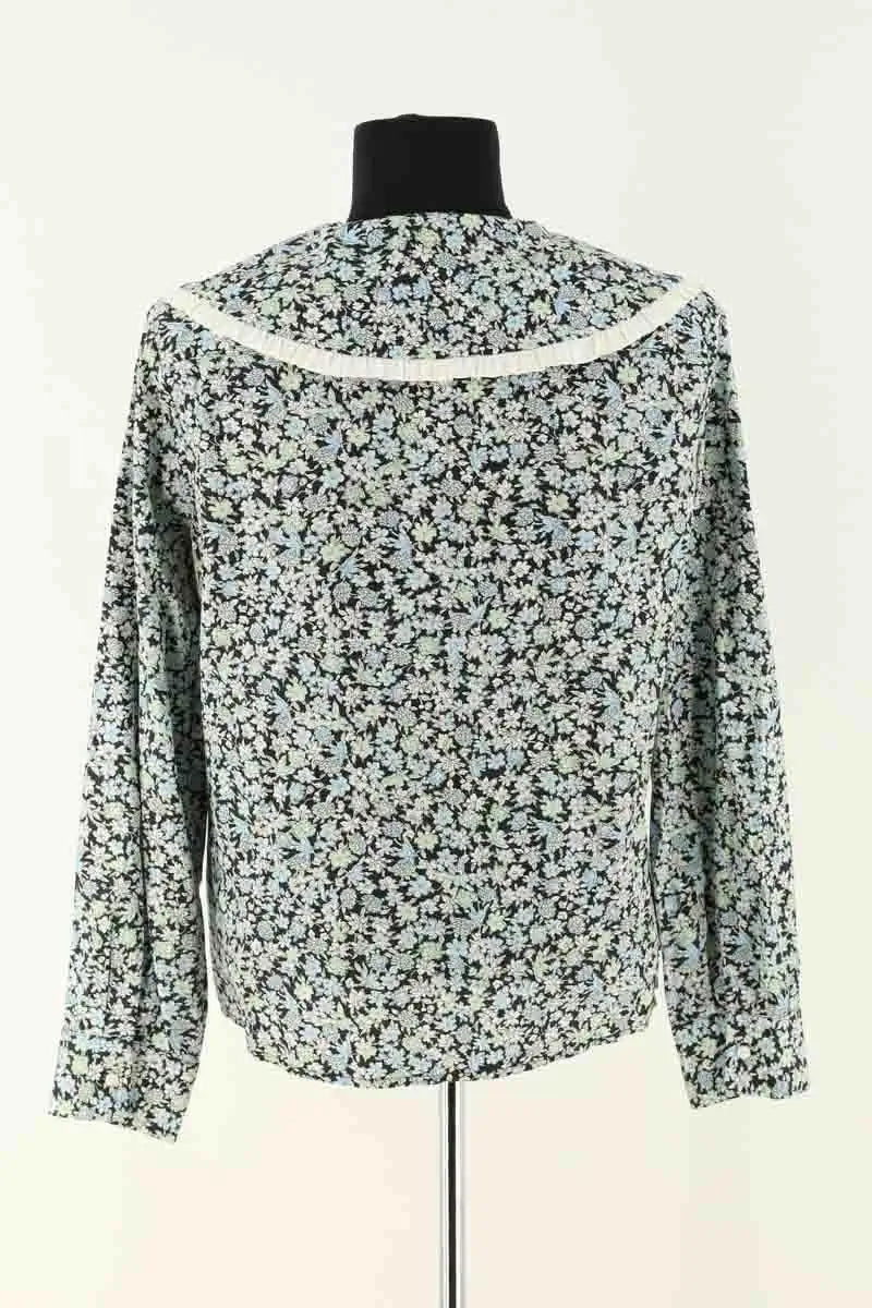 Chemise Maje Bleu en Coton