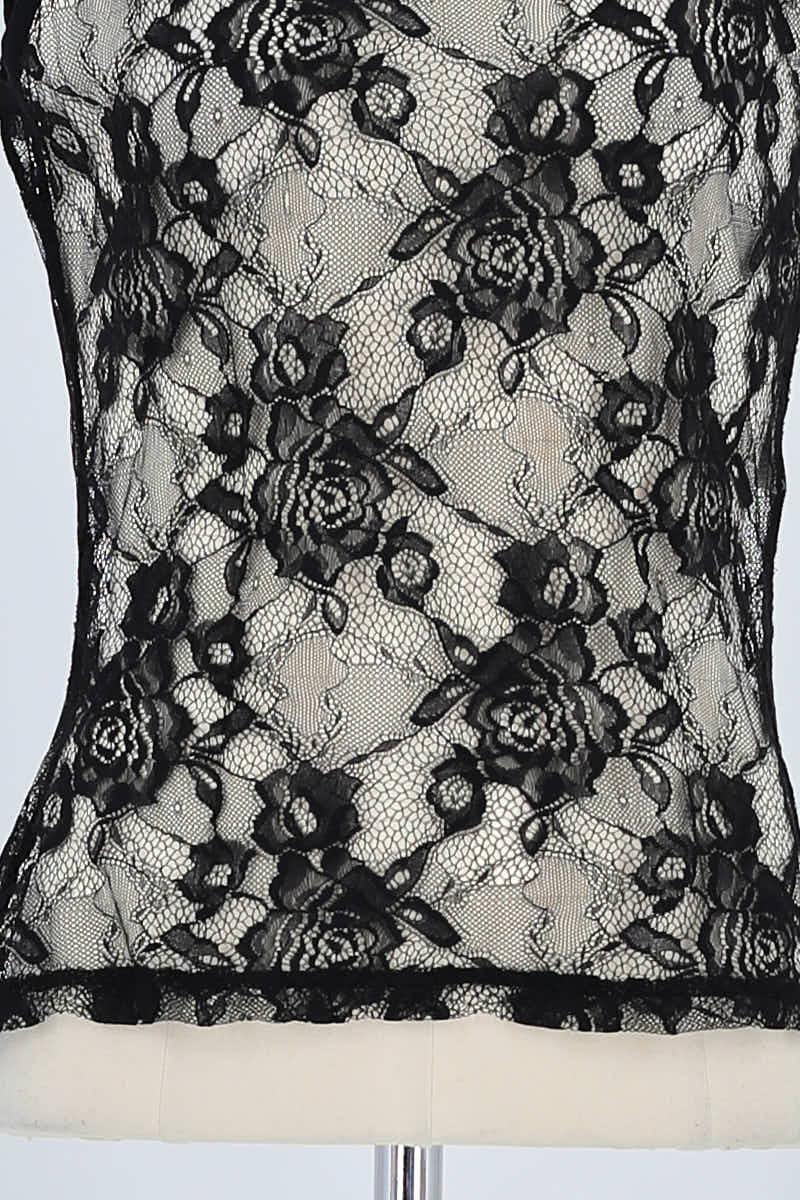 Top sans manche Moschino  Noir