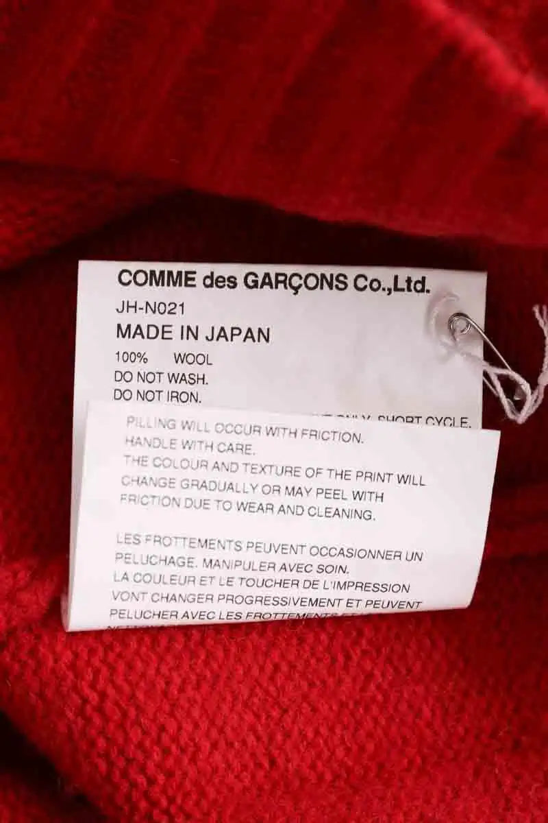 Pull Junya Watanabe Rouge en Laine