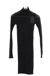 Robe Saint Laurent Noir en Synthétique, taille S - Seconde Main
