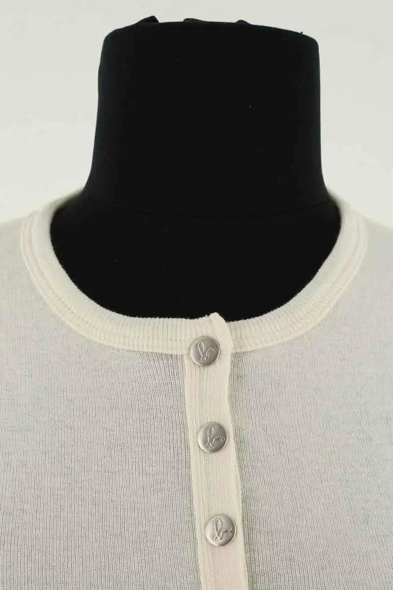 Cardigan Agnès B. Ecru en Coton