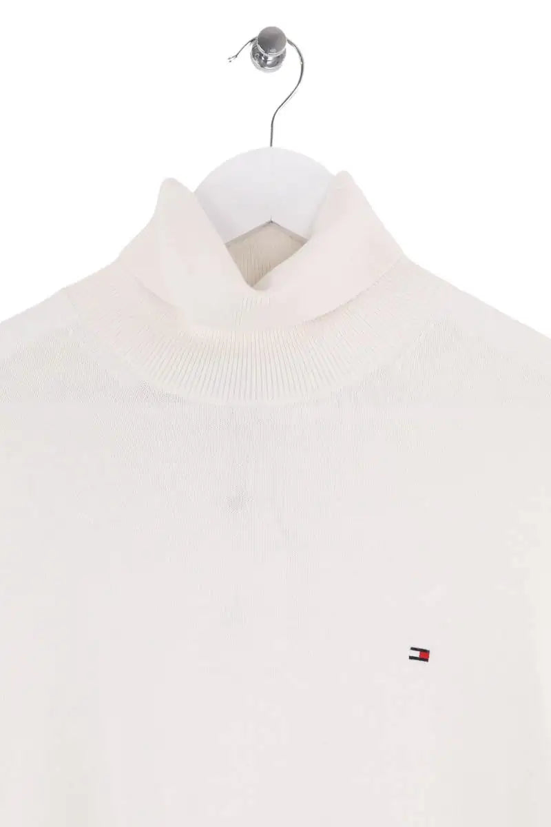 Pull col roulé Tommy Hilfiger Blanc en Cachemire