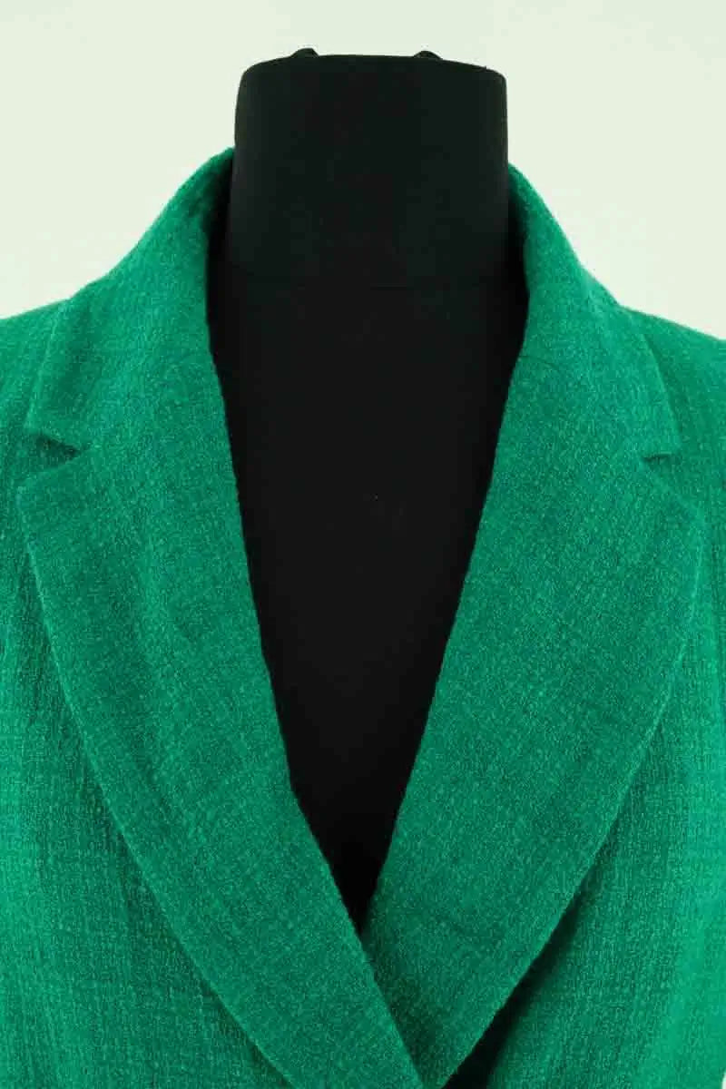 Blazer Sandro Vert en Coton