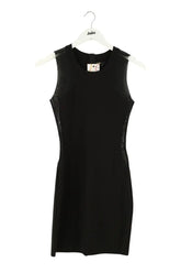 Robe Maje Noir en Viscose, taille S - Seconde Main