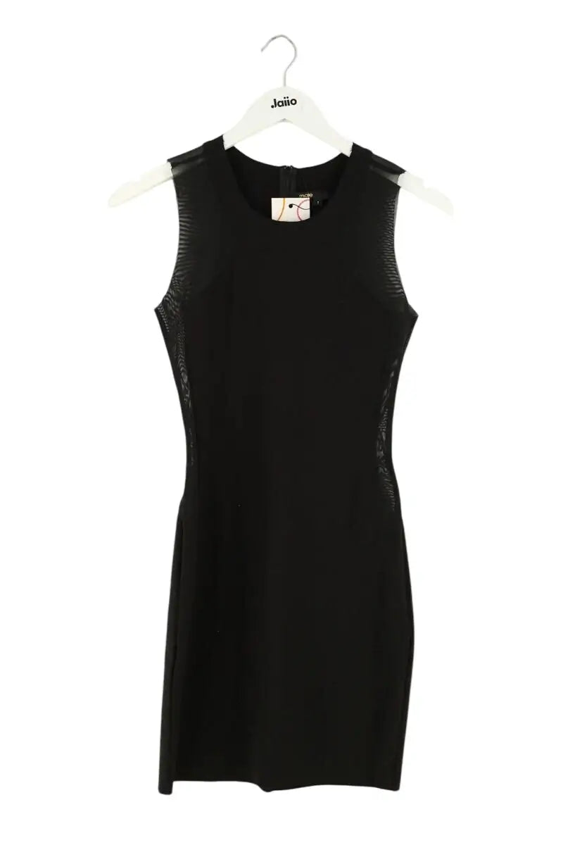 Robe Maje Noir en Viscose, taille S - Seconde Main