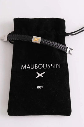 Bracelet Mauboussin Mec j'te kiff Noir en Acier