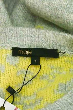 Pull Maje Gris en Synthétique