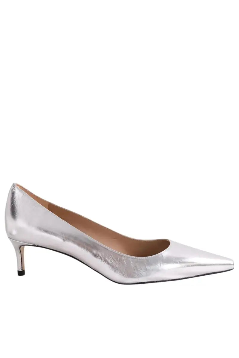 Talons LK Bennett Ava New Argent en Cuir, taille 41 - Seconde Main