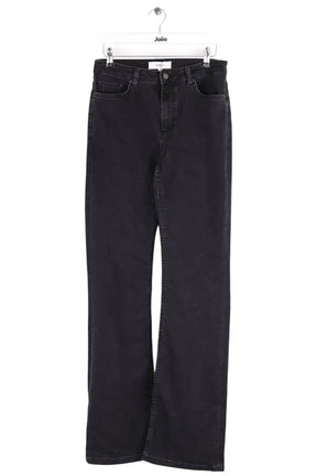 Jean droit Ba&Sh Noir en Coton, taille M - Seconde Main
