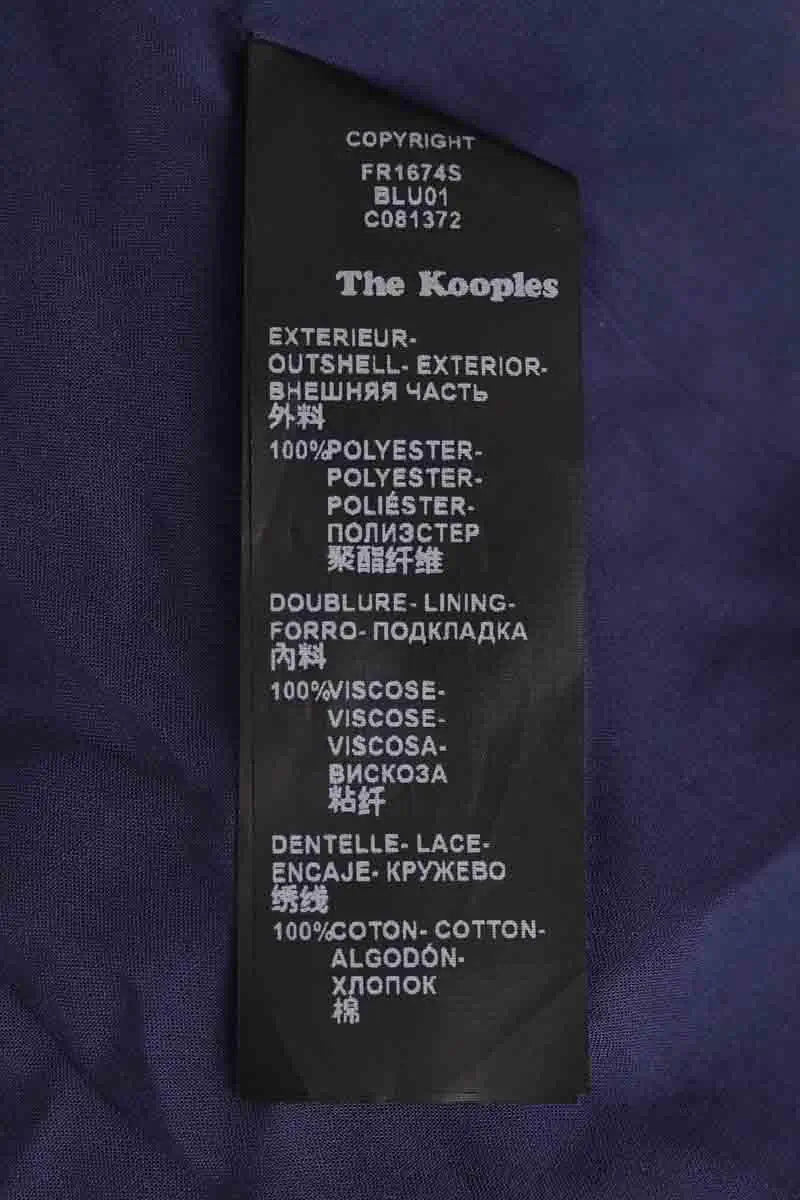 Robe The Kooples Marine en Synthétique