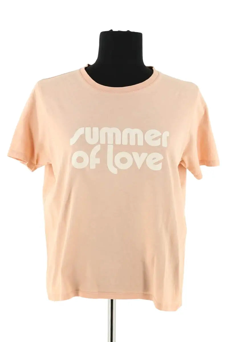 T-shirt Sézane Rose en Coton, taille S - Seconde Main