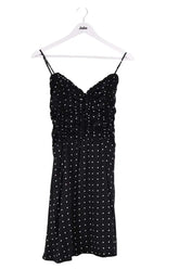 Robe Maje Noir en Viscose, taille M - Seconde Main