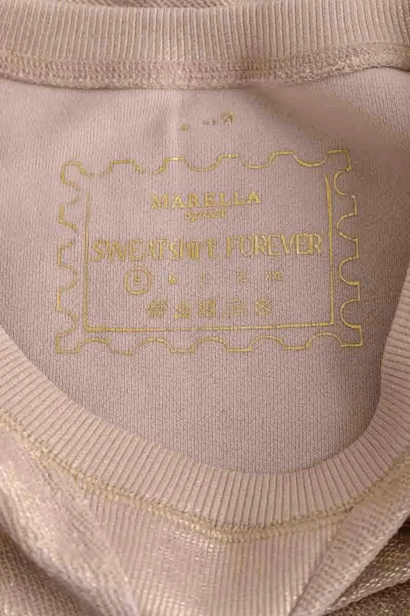 Sweatshirt Marella Beige en Coton
