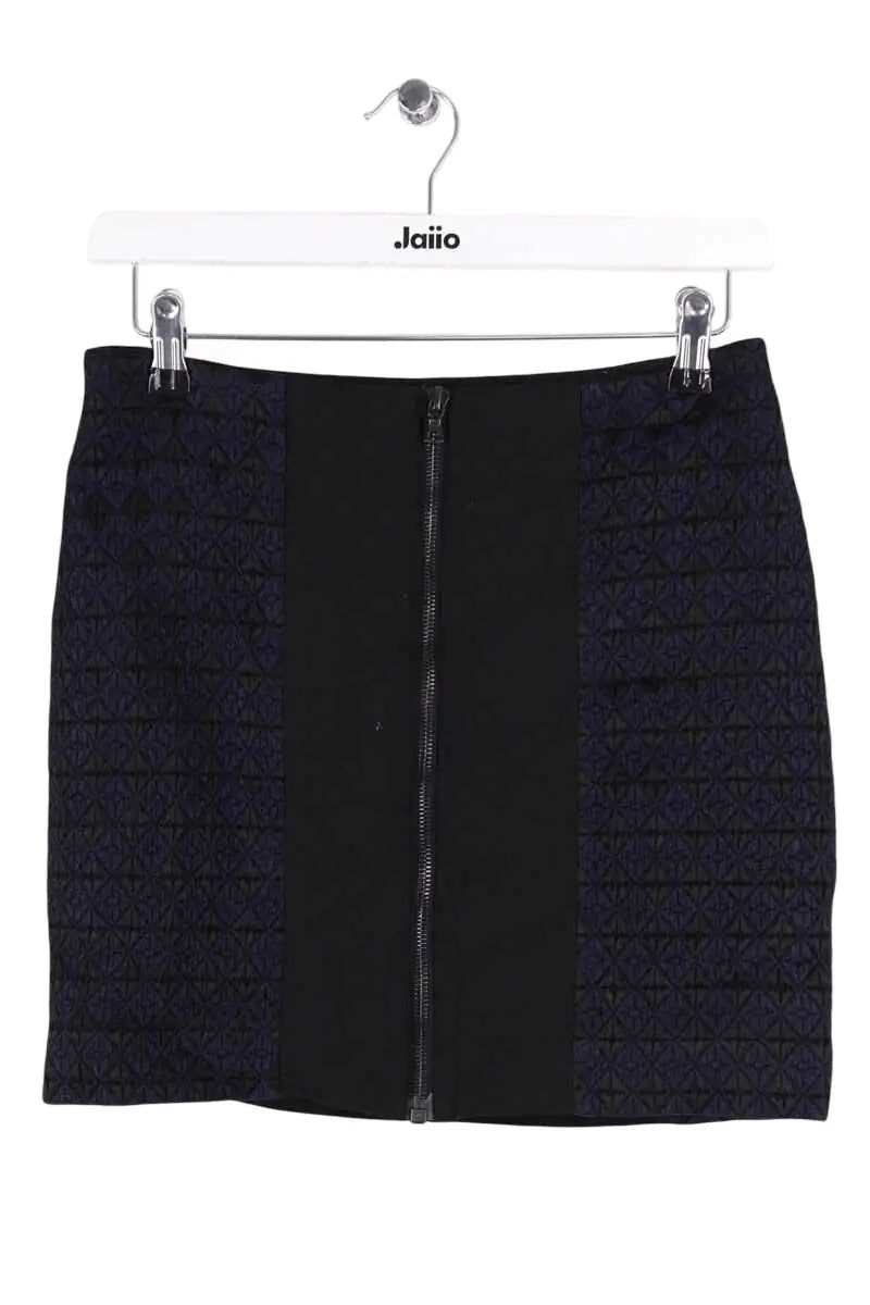 Mini jupe Sandro Noir en Synthétique, taille XXS - Seconde Main