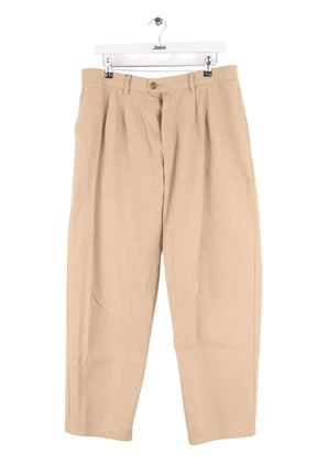 Pantalon droit American Vintage Beige en Synthétique, taille L - Seconde Main
