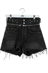Mini short The Kooples Noir en Coton, taille S - Seconde Main