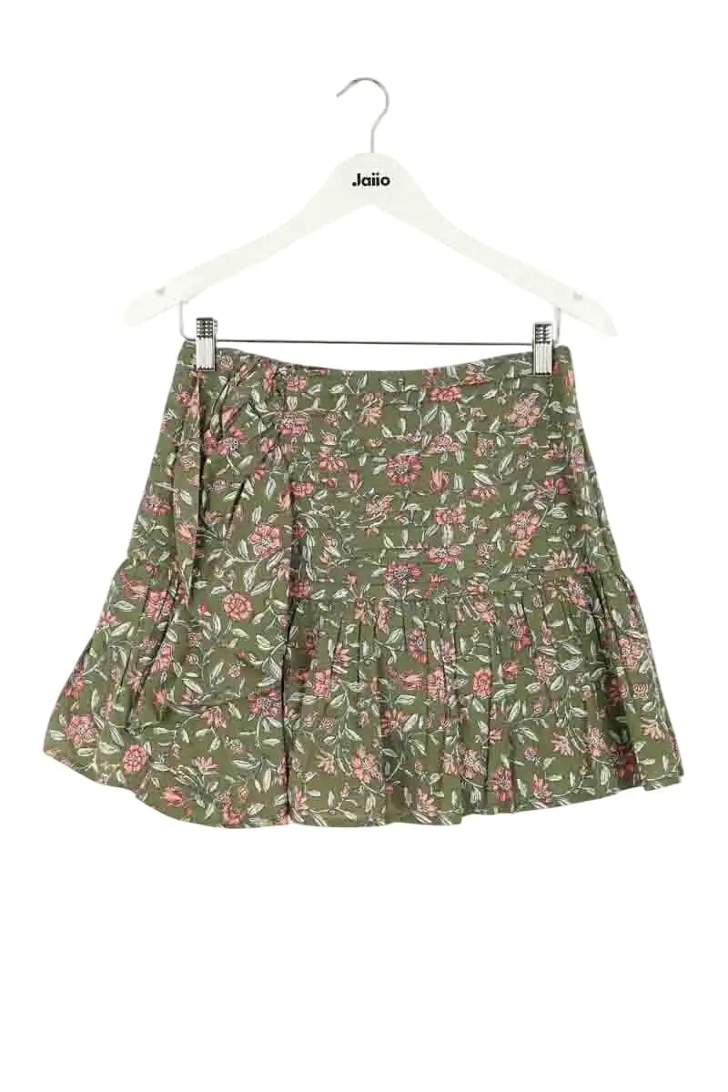 Jupe Maje Vert en Coton, taille S - Seconde Main