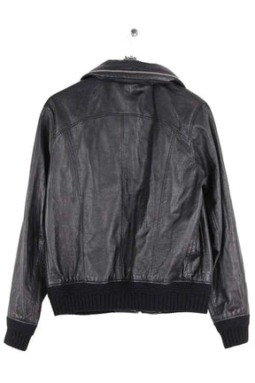 Blouson Saint Laurent Noir en Cuir