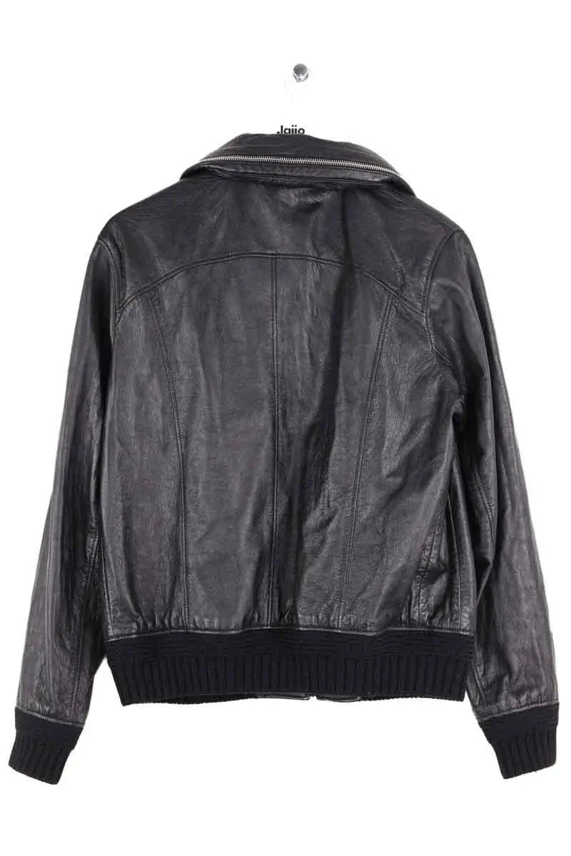 Blouson Saint Laurent Noir en Cuir