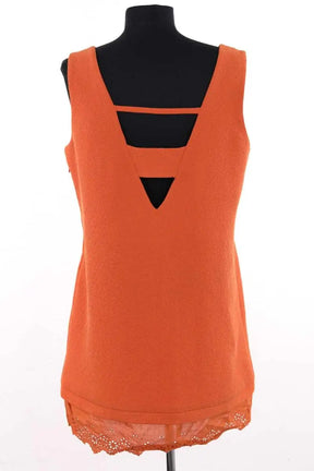 Robe Sandro Orange en Synthétique