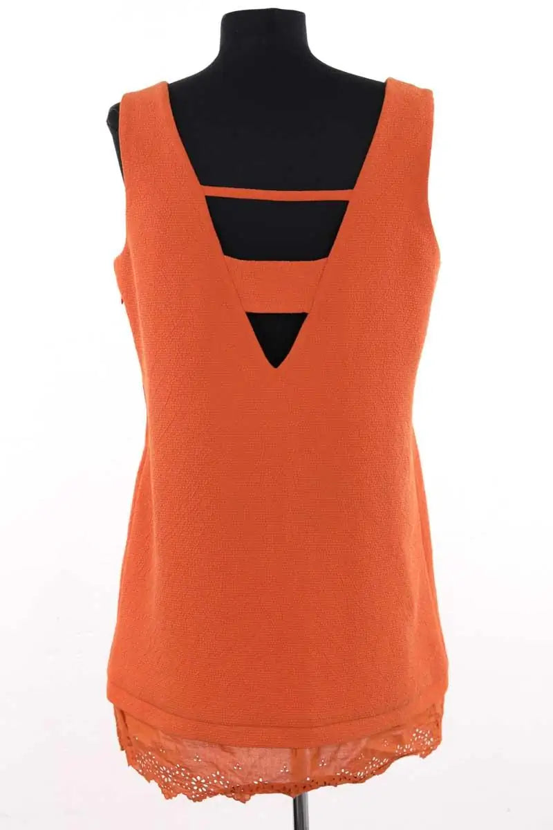 Robe Sandro Orange en Synthétique