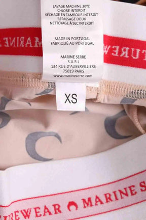 Legging Marine Serre Rose en Synthétique