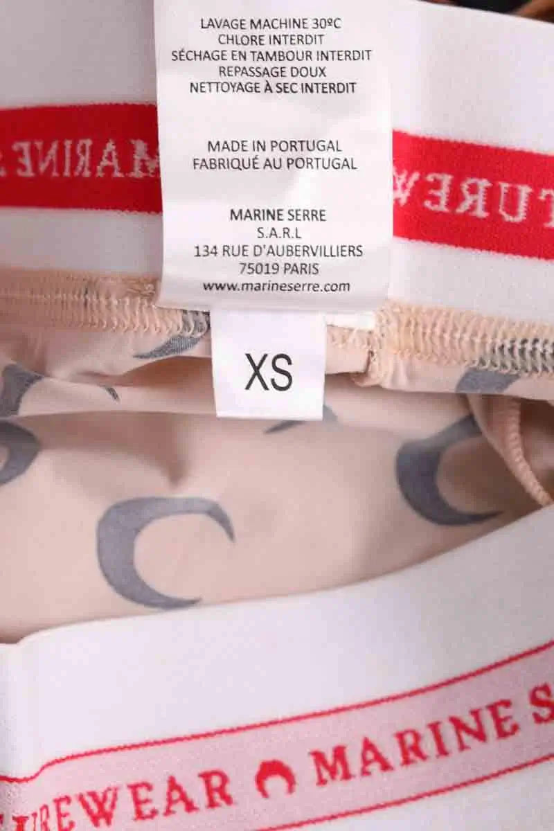 Legging Marine Serre Rose en Synthétique