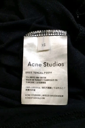 Robe Acne Studios  Noir