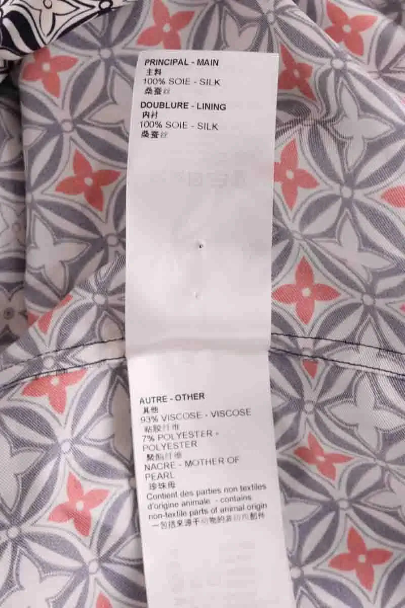 Chemise Louis Vuitton Noir en Soie