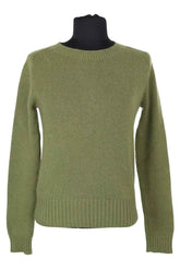 Pull Eric Bompard Kaki en Cachemire, taille S - Seconde Main