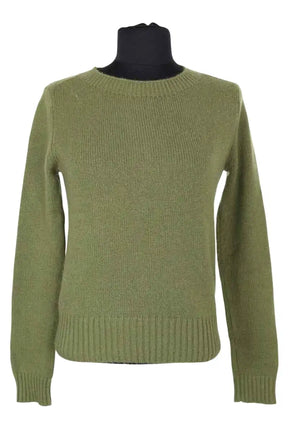 Pull Eric Bompard Kaki en Cachemire, taille S - Seconde Main