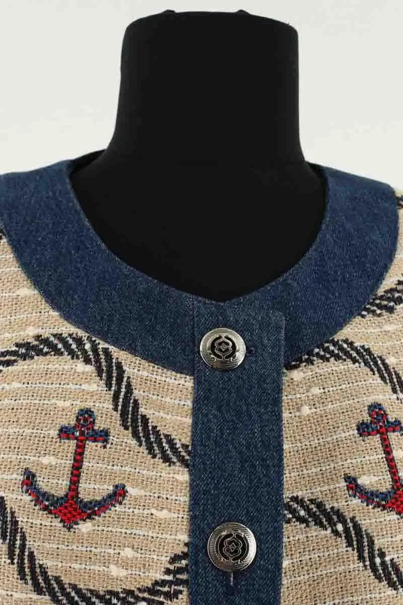 Veste Sandro Beige en Coton