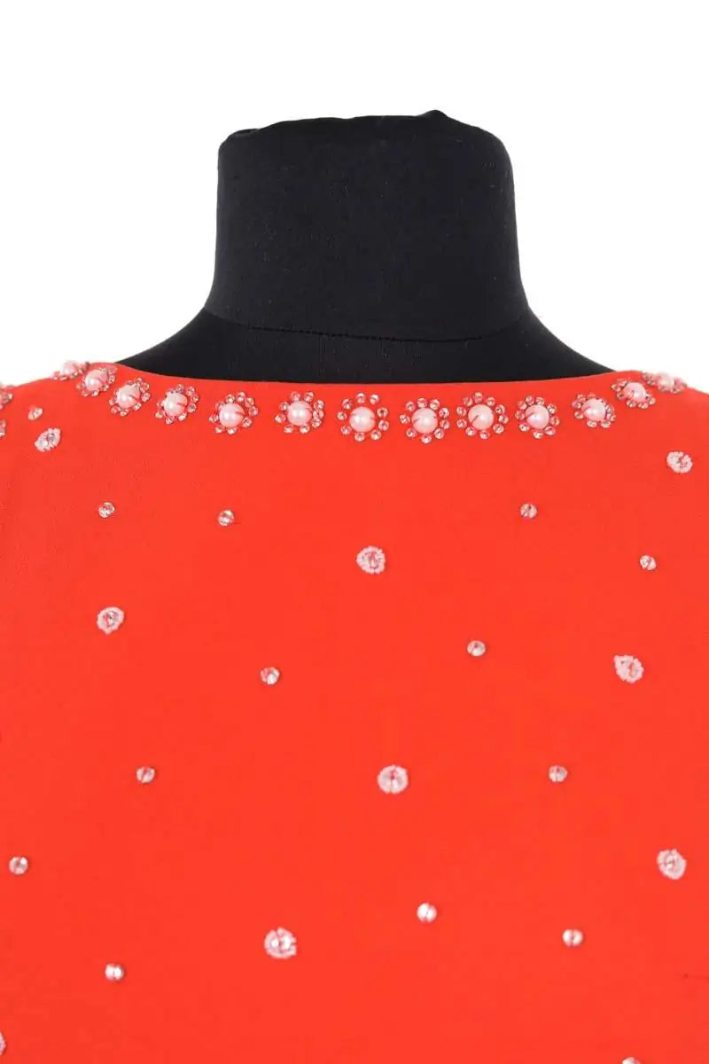 Robe Manoush Rouge en Coton