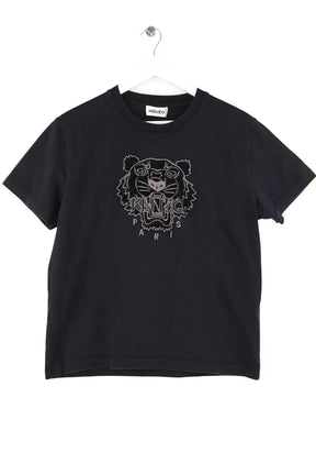 T-shirt Kenzo Noir en Coton, taille L - Seconde Main
