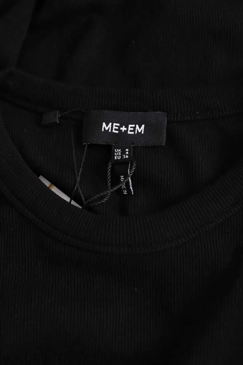 T-shirt ME + EM Noir en Coton