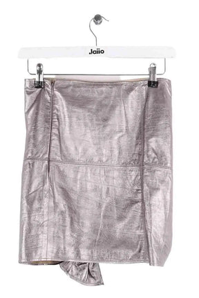 Jupe Isabel Marant Argent en Cuir