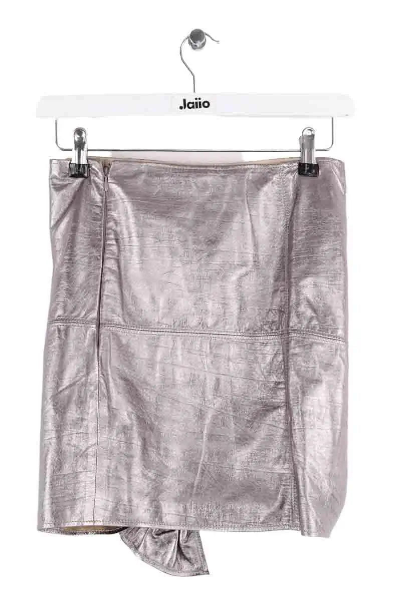 Jupe Isabel Marant Argent en Cuir