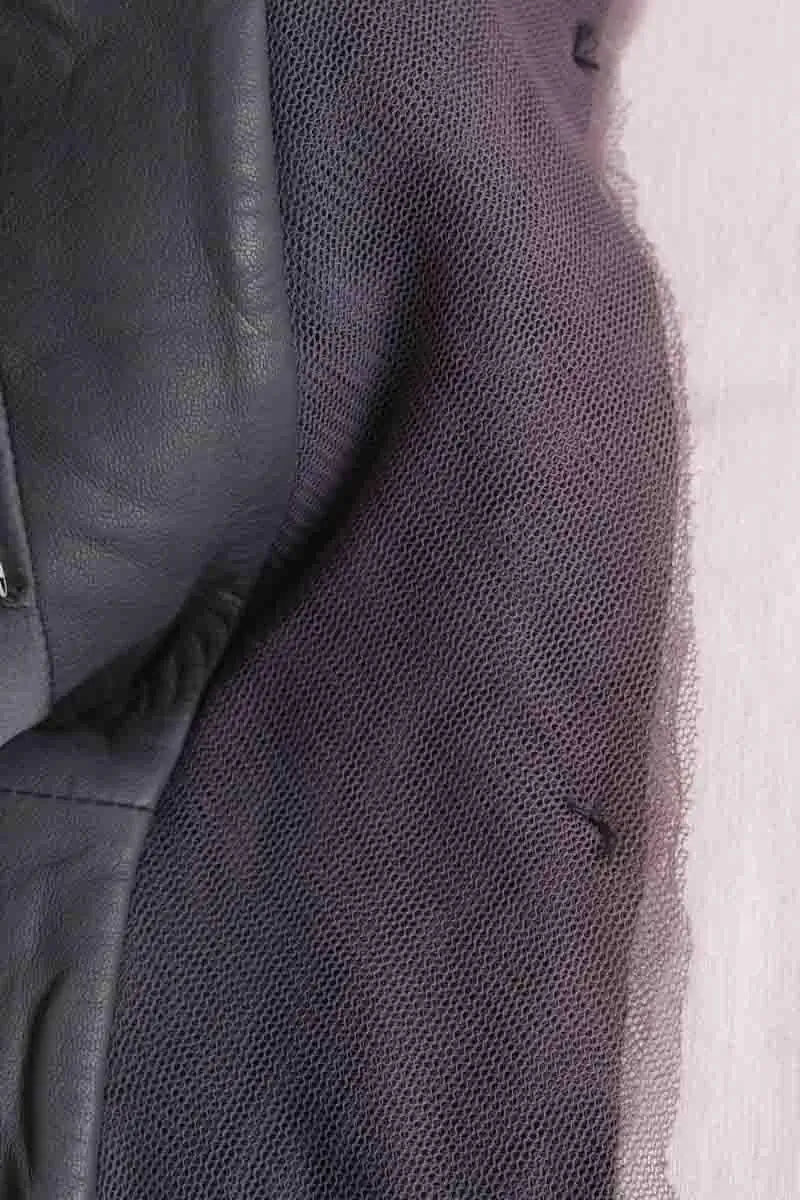 Veste Givenchy Bleu en Cuir