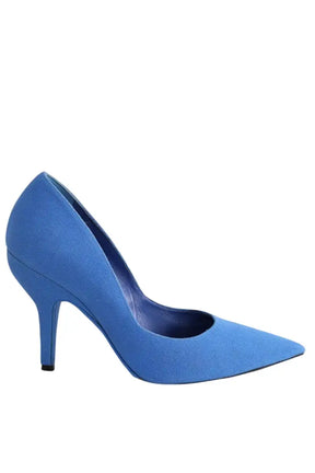 Talons Louis Vuitton Bleu en Tissu, taille 39 - Seconde Main