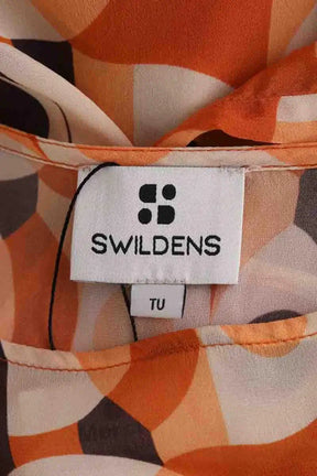 Robe Swildens Orange en Viscose
