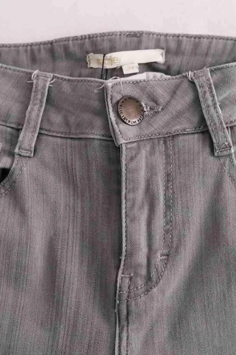 Jean slim Maje Gris en Denim - Jeans