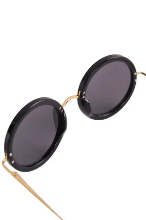 Lunettes de soleil The Row Noir en Plastique