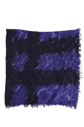 Chèche Burberry Bleu en Coton - Seconde Main