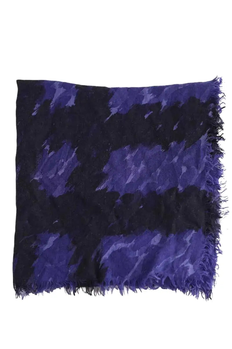 Chèche Burberry Bleu en Coton - Seconde Main
