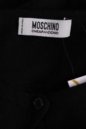 Cardigan Moschino Noir en Laine
