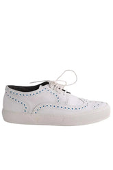 Chaussures à lacets Robert Clergerie Blanc en Cuir, taille 38 - Seconde Main