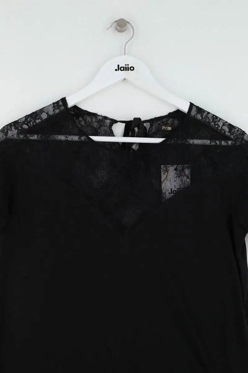 Blouse Maje Noir en Synthétique